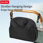 INSULAR Stroller Hanging Package Waterproof Mommy Bags Large Capacity Baby Bottle Insulation Packet Multi-functional Go Out
