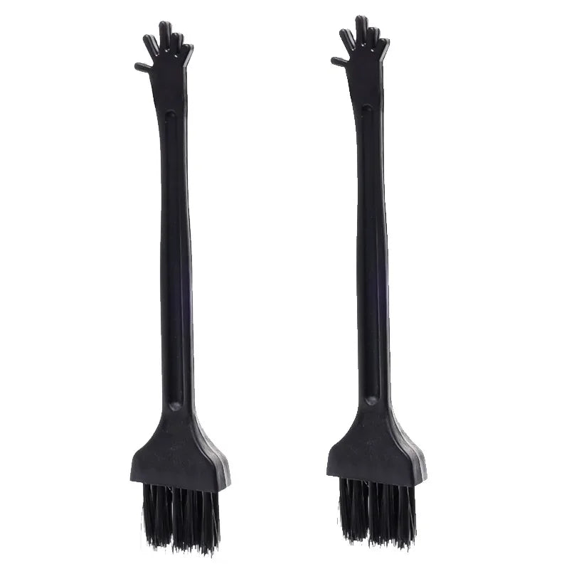 1-2Pcs Soft Cleaning Brush Keyboard Car Air Outlet Cleaning Soft Brush with Shell Car Crevice Dust Removal Brush Cleaning Tools