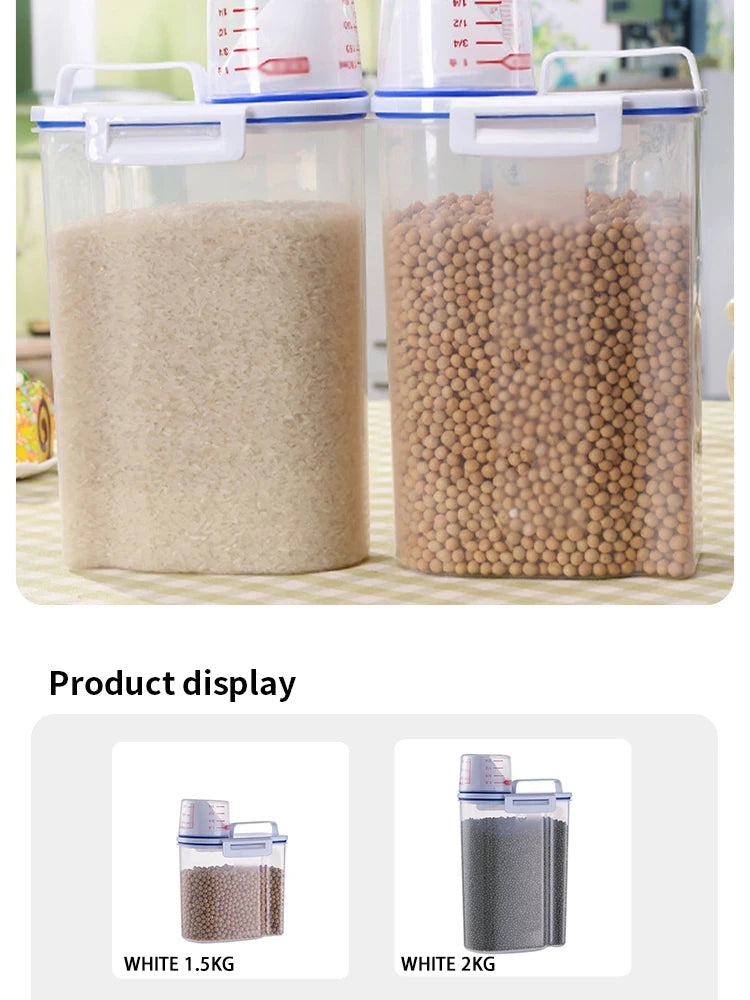 New Premium Pet Food Storage Container Large Capacity With Airtight Seal - Durable  Easy Clean & Stylish Design For Dogs & Cats
