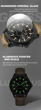 NAVIFORCE Men's Watches Business Calendar Waterproof Luminous Number Quartz Wrist Watches Clocks Gift Relogio Masculino 2025