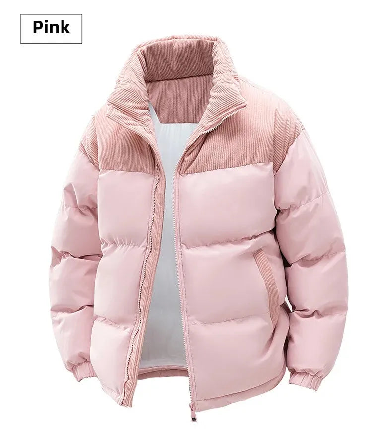 High Quality Thickened Cotton Jacket for Men Winter Windproof Warm Hooded Coat Couple Casual Wear Chinese Brand Outerwear