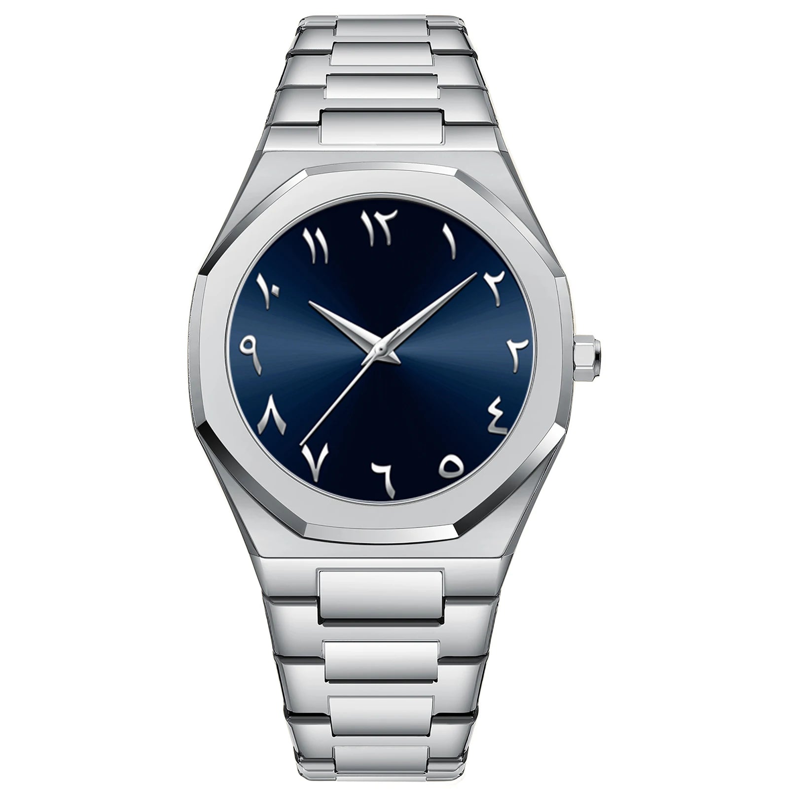Modern Minimalist Personality Creative All-black Men's Watch Arabic Digital Sports Leisure Quartz Watch Unique Design Watch 2025