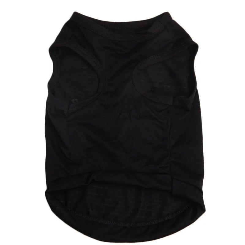 Police Suit Cosplay Dog Clothes Black Elastic Vest Puppy T-Shirt Coat Accessories Apparel Costumes Pet Clothes for Dogs Cats