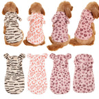 Cute Dog Hoodies Sweaters Soft Warm Fleece Puppy Sweatshirt Coat for Small Medium Dogs Chihuahua Yorkie Poodle Winter Pajamas