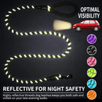 Double Dog Leash 360 Swivel No Tangle Walking Leash Shock Absorbing Bungee for Two Dogs Retractable Elastic Luminous Dog Leash