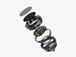 Totwoo Romantic Couple Gift Smart Bluetooth Bracelets with Vibration Reminder for iOS Android Long Distance