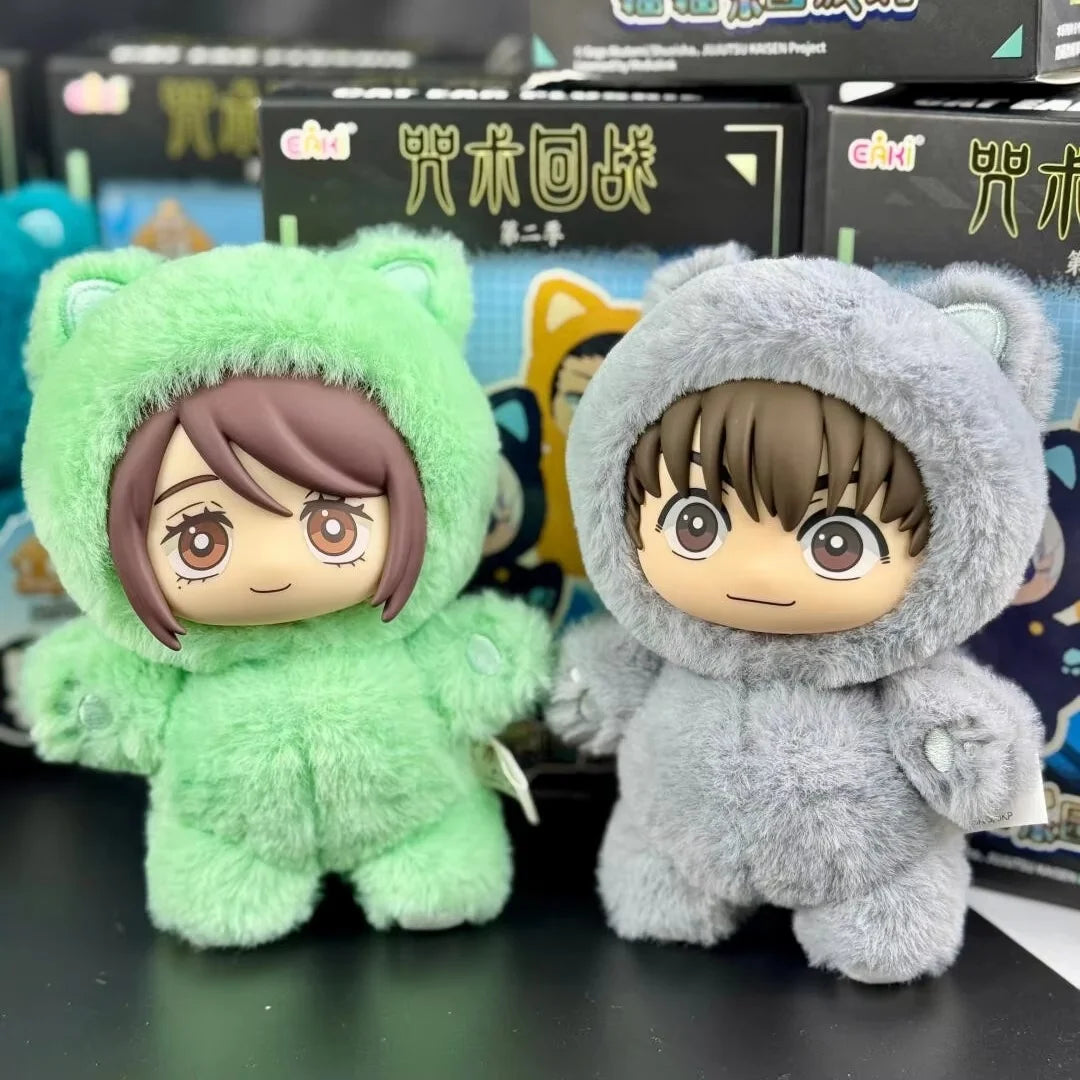 Eaki Genuine Jujutsu Kaisen Season 2 Gojo Satoru Cat Park Party Blind Box Doll Pendant Collectible Toy Model Gift in Stock