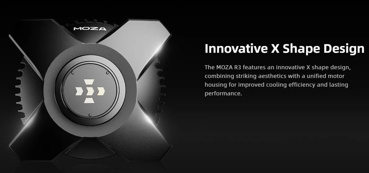 MOZA Racing for PC R3 3.9Nm Direct Drive Powerhouse with ES Lite steering Wheel ,pedals