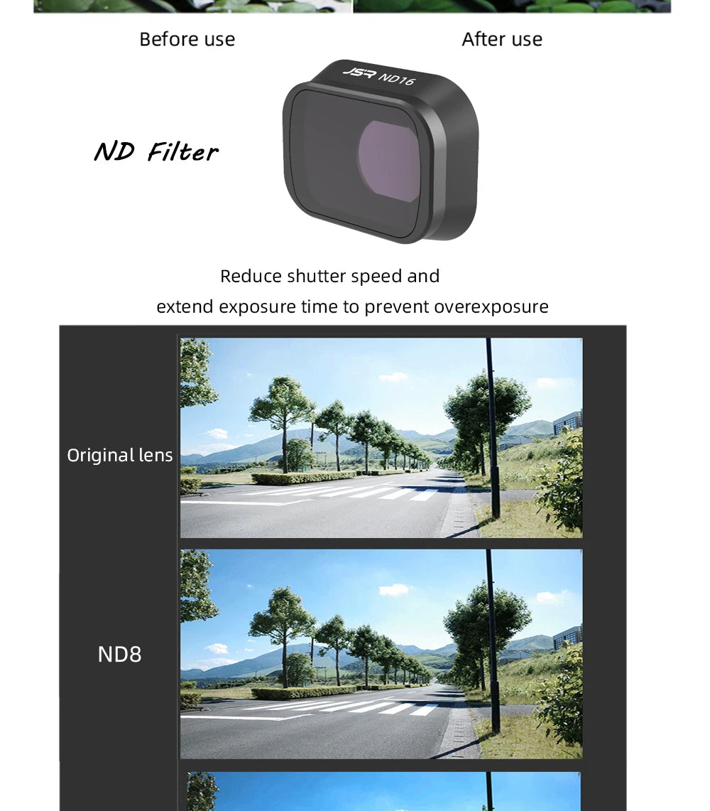 Filter for DJI Mini 3 Pro Lens Filters UV CPL ND Star Night NDPL Polarizer Camera Lenses for DJI Mini 3 Pro Drone Accessories