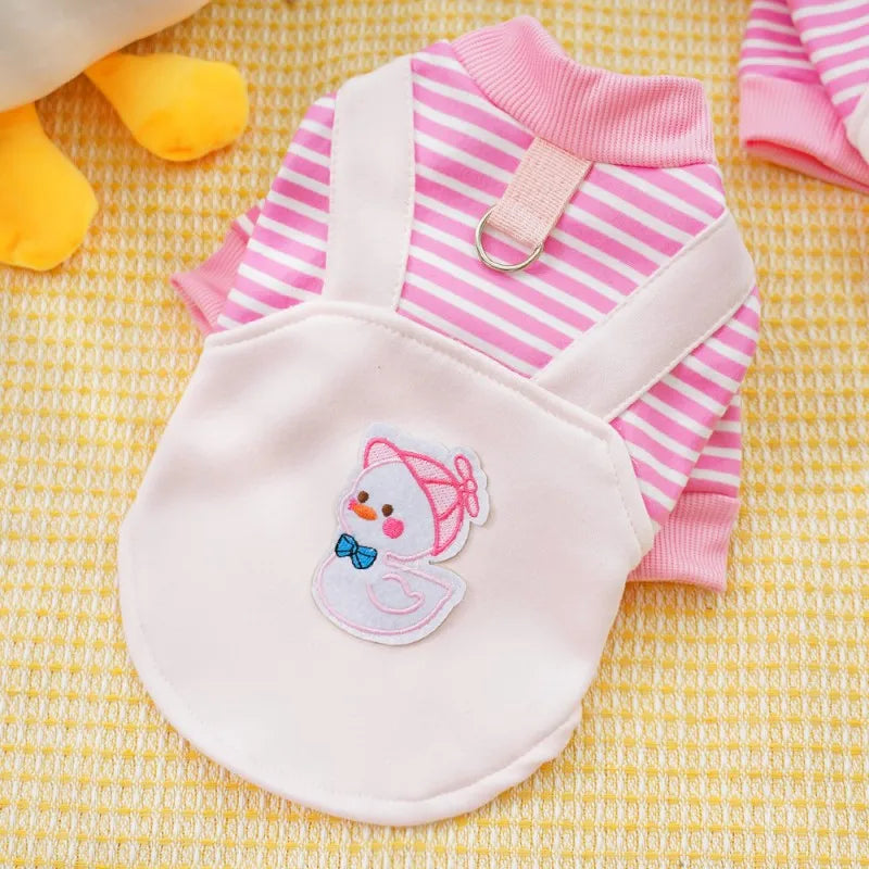 Luxury Dog Clothes for small Dogs Puppy Hoodie Dress for Bulldog Chihuahua Harness Sweatshirt Pets Costume Winter Dog Coat 2025