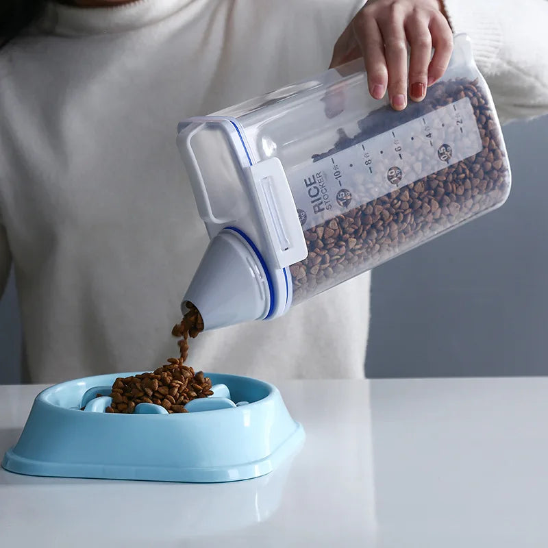 New Premium Pet Food Storage Container Large Capacity With Airtight Seal - Durable  Easy Clean & Stylish Design For Dogs & Cats