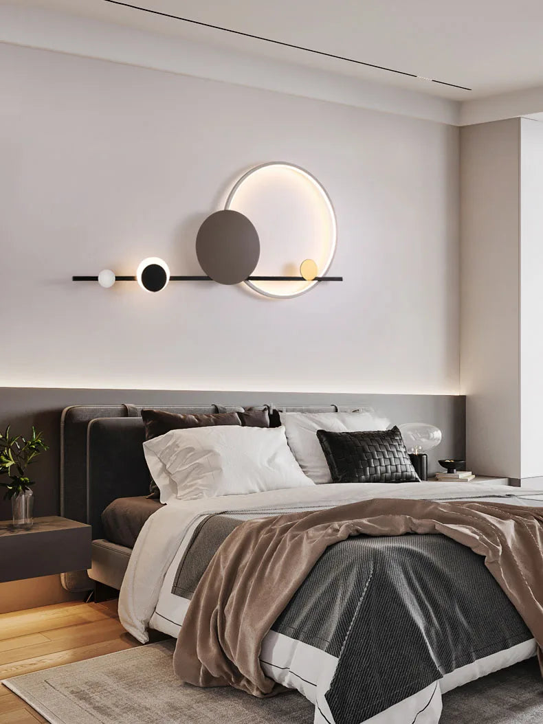 Creative LED Wall Lights Hotel Lobby Living Room Bedroom Wall Lamps Modern Simple Stairs Aisles  Home Indoor Lighting Decor Lamp