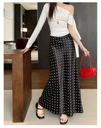Spring 2025 High-Waisted Hoop Skirt Women's Vinegar Slimfish Tail Skirt A- Line Flared Hip Covering Long Dress