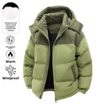 High Quality Thickened Cotton Jacket for Men Winter Windproof Warm Hooded Coat Couple Casual Wear Chinese Brand Outerwear