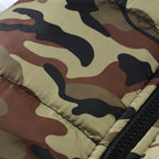 Large Dog Clothes Winter Jacket For Labrodor Clothing Camouflage Padded Dogs Vest Costume With Zipper Winter Bulldog Pet Outfits