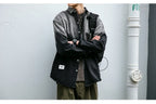 Korean fashion washed gradient denim shirt for men clothing High quality streetwear harajuku casual coat tremdy Long sleeve male