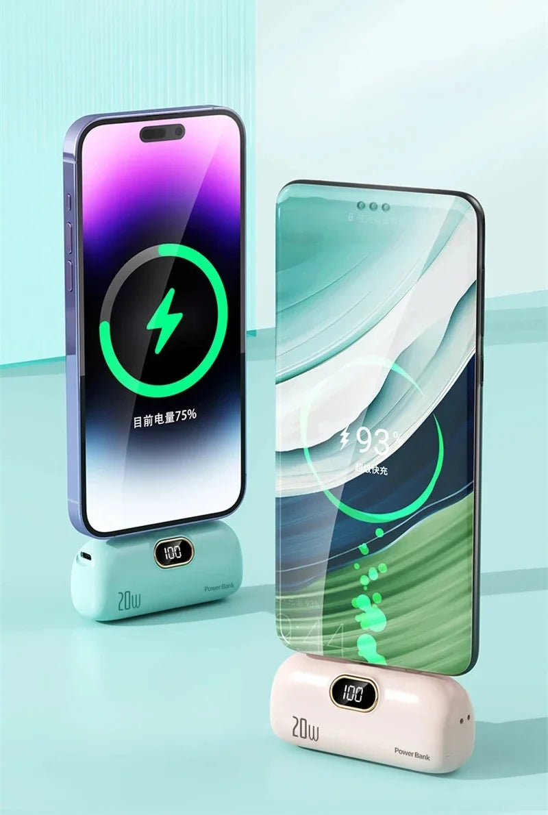 Oneplus  Mini Capsule 30000mAh Power Bank Portable Mobile Power Supply Emergency External Battery Fast Charger For iPhone Xiaomi