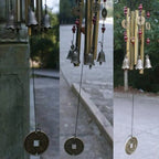 Wind Chimes Guardian Metal Aluminum Tubes Bell Wind Chime Creative Hollow Home Garden Wall Hanging Decoration Handmade Gift