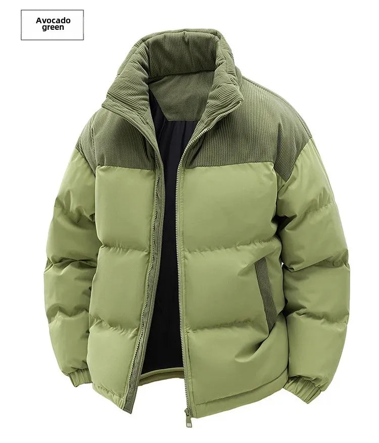 High Quality Thickened Cotton Jacket for Men Winter Windproof Warm Hooded Coat Couple Casual Wear Chinese Brand Outerwear
