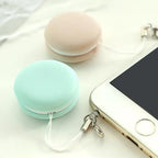 Cell Phone Screen Wipe Macaron Shape Cleaning Cloth Pendant Multifunction Cleaning Tools Glasses Lens Cleaner Key Pendant Gift
