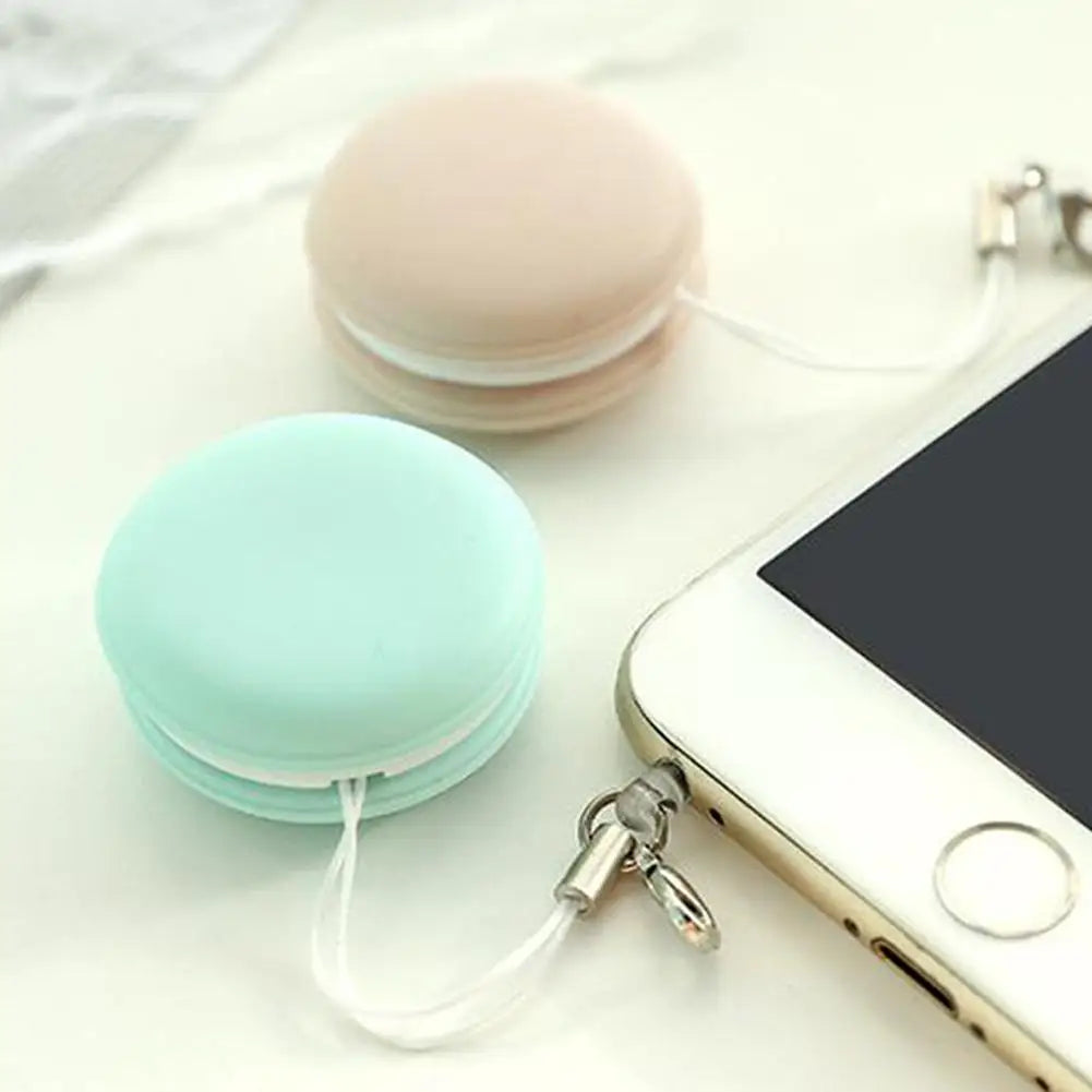 Cell Phone Screen Wipe Macaron Shape Cleaning Cloth Pendant Multifunction Cleaning Tools Glasses Lens Cleaner Key Pendant Gift