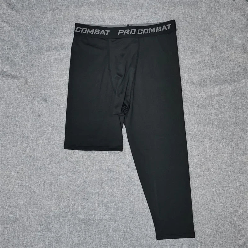 Men Elastic Compression Shorts Quick Dry Casual Basketball Shorts Man Gym Sport Tights Running Shorts Male Clothing Streetwear