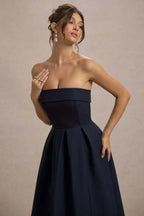 2025 French Fashion Elegant Long Evening Dress Women High-end Solid  Sleeveless Strapless Party Dress Chic Minimalist Clothes
