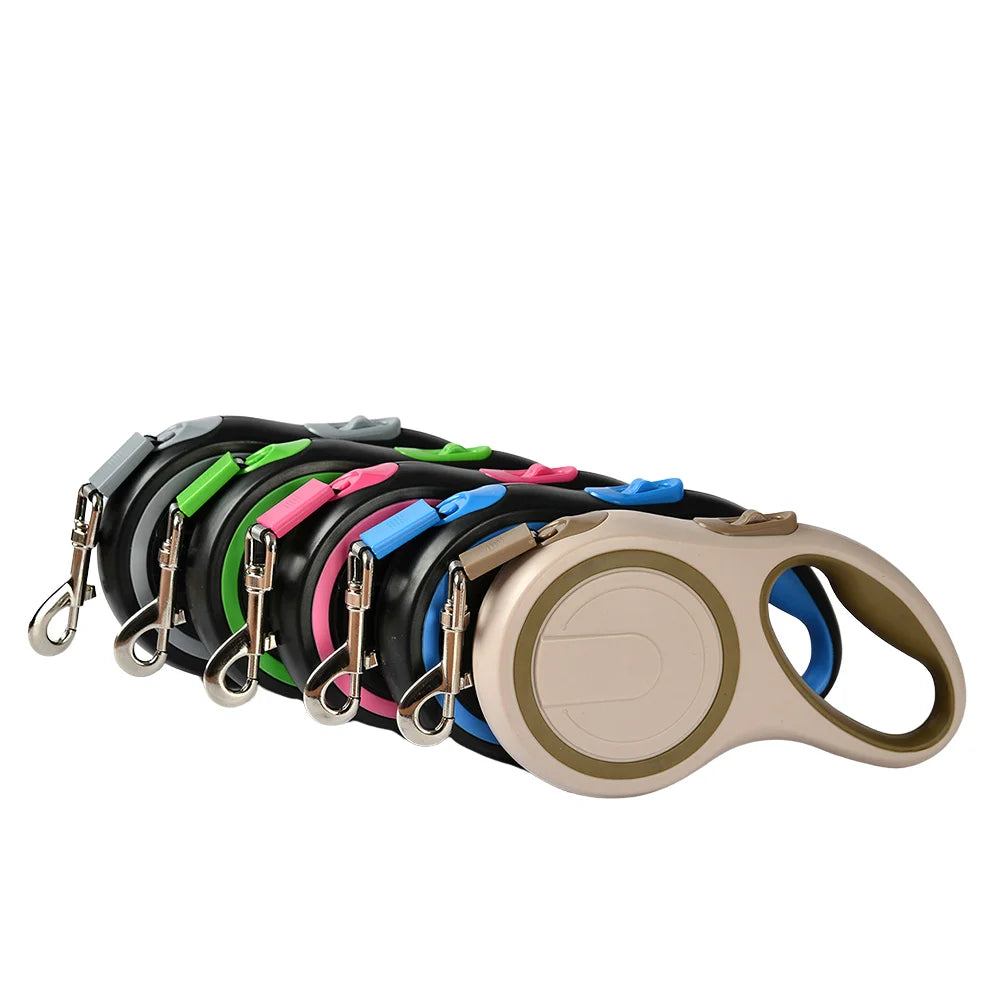5m 8m 50kg Dog Leash Retractable Roulette Collar for Small Big Dogs Accessories Adjustable Walking Hiking French Bulldog Rope
