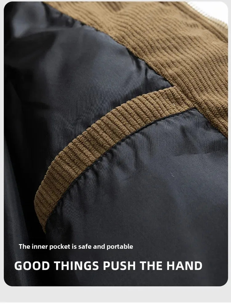 High Quality Thickened Cotton Jacket for Men Winter Windproof Warm Hooded Coat Couple Casual Wear Chinese Brand Outerwear