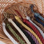 2Pcs Handmad Curtain Woven Tiebacks Ins Style Light Luxury Curtains Binding Rope Easy to Use Curtains Tied Strap