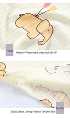 Soft Breathable Cotton Baby Children Pajamas Set Cute Cartoon Long Sleeve Home Sleepwear Set for 0-5 Years Old