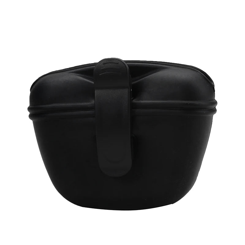 Portable Silicone Dog Treat Bag Outdoor Dog Treat Pouch for Training Feeding Bag Large Capacity Pet Trainer Waist Bag Dog Suppli