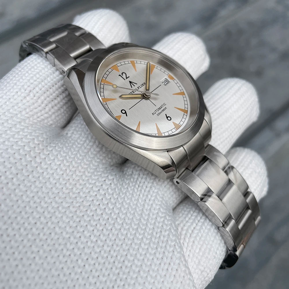 STEELFLIER Official SF751 Luxury Fashion Mechanical Wristwatch NH35 Movement Super Luminous 20Bar Waterproof Classic Dive Watch