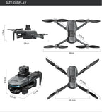 2025 L200 Pro Max GPS Drone 5KM 8K Professional HD Dual Camera 2-Axis Gimbal Obstacle Avoidance Brushless Foldable RC Quadcopter