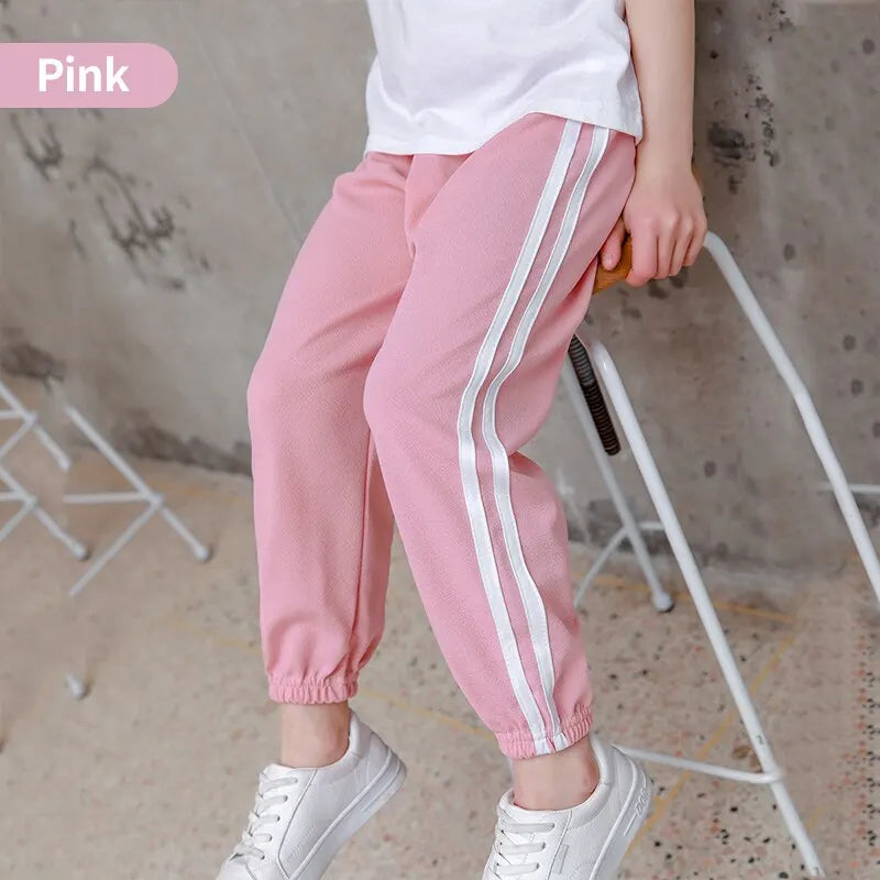 Children's Mosquito Pants Summer Thin Boys' Summer Pants Ice Silk Girls Large CHILDREN'S Silk Bloomers Pajama Pant