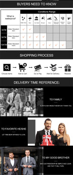 PENGAGAR Trend Men's Watches Classic Fashion Original Quartz Watch for Man Square Dial Waterproof Luminous Date Wristwatch Reloj