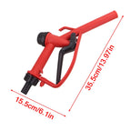 1pc Plastic Manual Heavy Duty Fuel Nozzle Gun With Hook Straight Nozzle - Diesel And Petrol Nozzle Max Flow 45L/M
