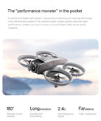 KBDFA D16 Mini Drone 8K Camera ESC Aerial Aircraft Air Pressure Fixed Height Pocket UFO Obstacle Remote Control Quadcopter