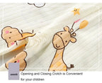 Soft Breathable Cotton Baby Children Pajamas Set Cute Cartoon Long Sleeve Home Sleepwear Set for 0-5 Years Old