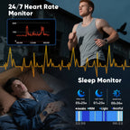 LIGE New 1.43 inch AMOLED Screen Smart Watch 525mAh Big Battery BT Call IPX8-5ATM Waterproof Sports Health Monitoring Smartwatch