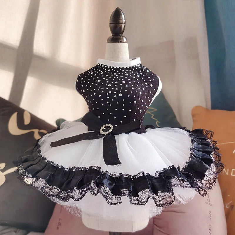 Summer Pet Clothes Wedding Dog Dress For Dogs Skirt Summer Princess Dog Dresses Clothes For Dogs Skirts York Pet Chihuahau Dress