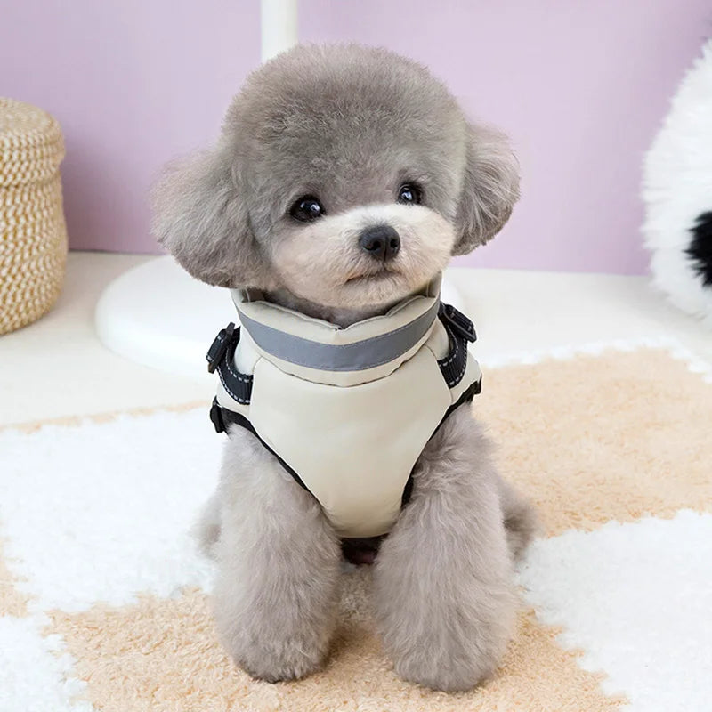 Winter Warm Pet Dog Clothes Reflective Puppy Jacket Thickened Pet Clothes for Small Medium Dogs Chihuahua Yorkie Clothing