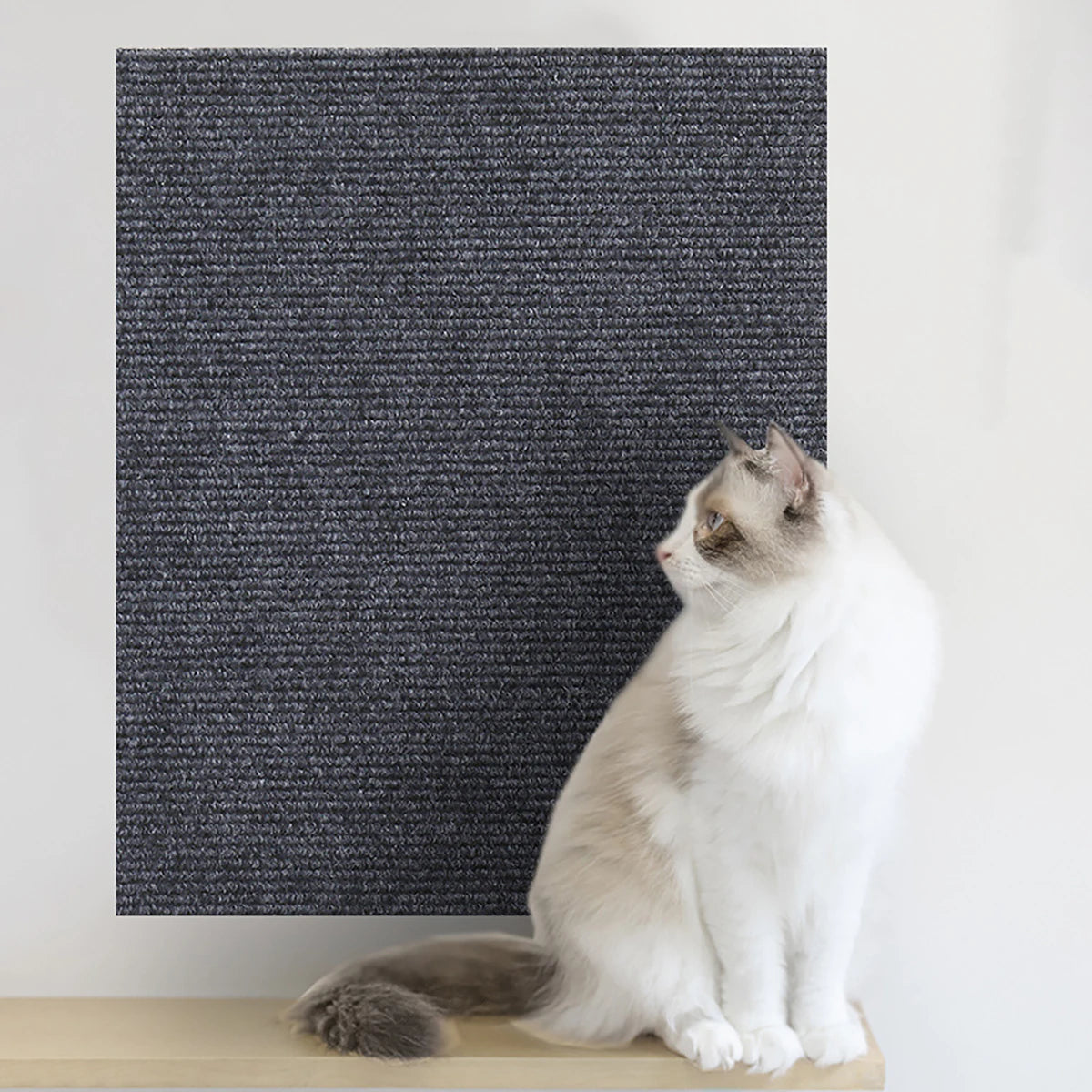 Cat Scratching Mat Self-Adhesive Trimmable Carpet Cat Scratching Post Carpet for Anti-scratching Sofa Furniture Protection