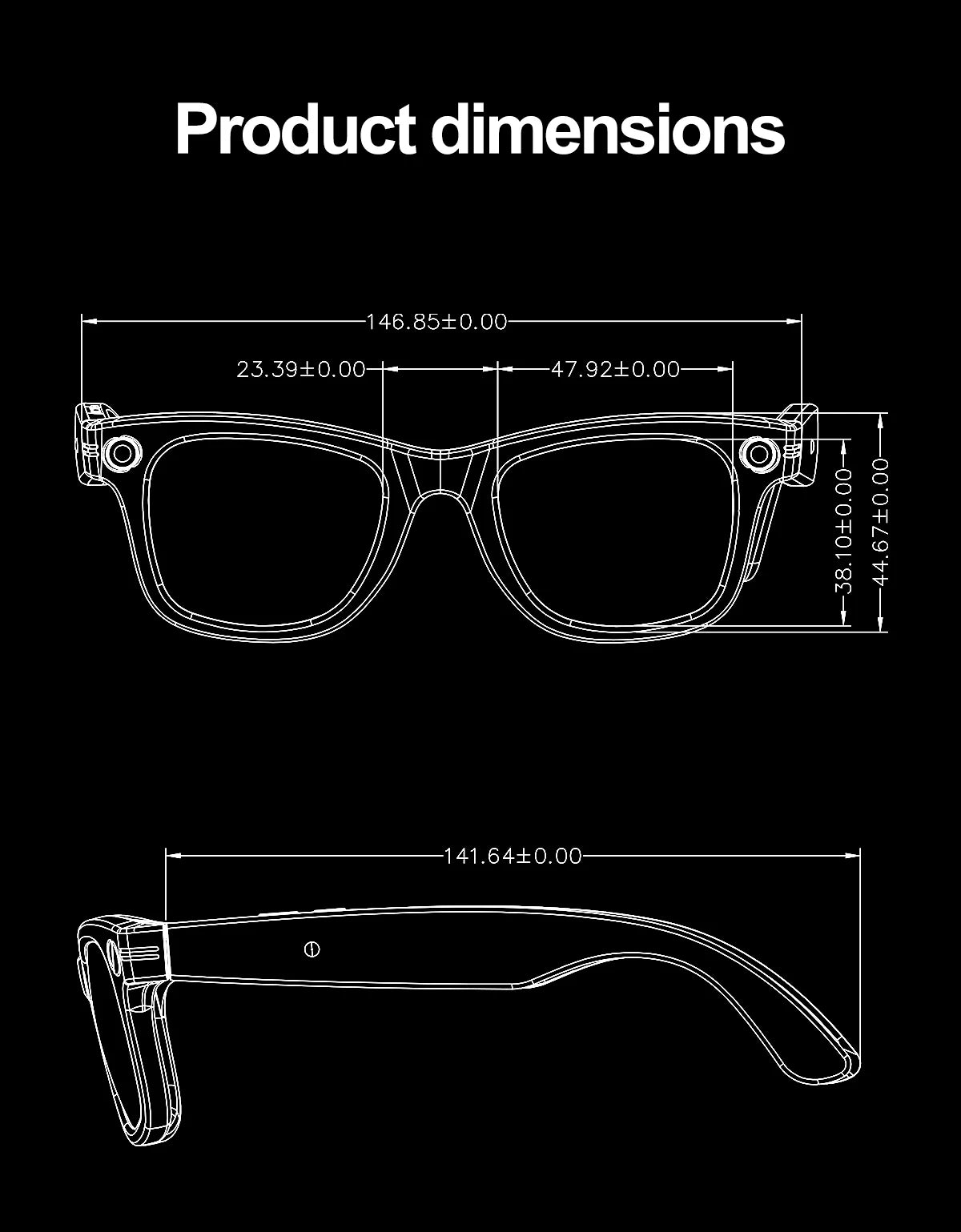 LIGE AI Smart Glasses 720P Camera Video Recorder Bluetooth Call 260mAh Battery Voice Assistant Control Sunglasses For Men Women