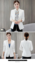 Spring New Women's Long-sleeved Suit Jacket, Korean Style Slim Short Coat Women, Asian Size M-XXXL, Girl's Blazers