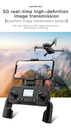 2025 L200 Pro Max GPS Drone 5KM 8K Professional HD Dual Camera 2-Axis Gimbal Obstacle Avoidance Brushless Foldable RC Quadcopter