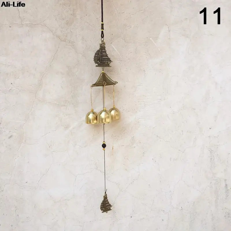 1PC New Lover Bird Dophin Valetines Gifts Plastic Dophin Wind Chime Bell Garden Living Decor Ornament Home Garden Decor