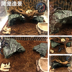New Aquarium Decoration Resin Aquatic Fish Tank Ornament Decor Artificial Reptile Terrarium Turtle Accessories