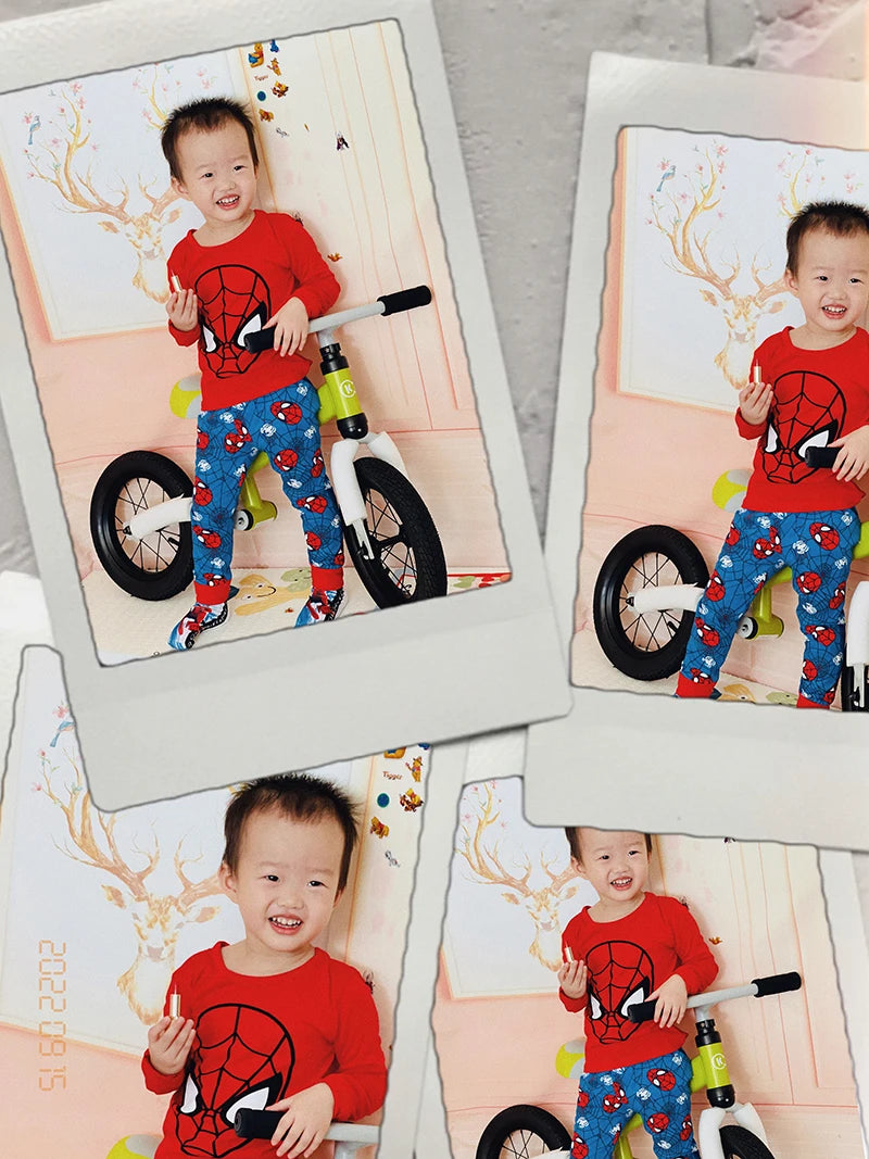 New Children's Pyjamas Iron Man Set Kids Sleepers The Hulk Set Boys Girls Cartoon Long Sleeve Sleepwear 2-7T sets