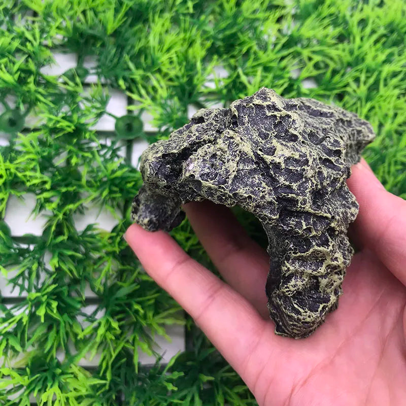 New Aquarium Decoration Resin Aquatic Fish Tank Ornament Decor Artificial Reptile Terrarium Turtle Accessories